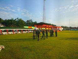 Persiapan Gemilang Jelang Kedatangan Kasad di Lapangan Merdeka Desa Gema, Kampar Kiri Hulu