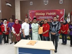 KPU Kampar Adakan Dialog Publik Bersama Mahasiswa dan Pelajar