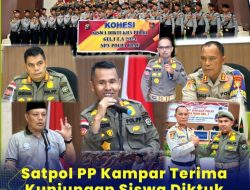 Satpol PP Kampar Terima Kunjungan Siswa Diktuk Bintara Polri SPN Polda Riau