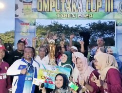 Bunda Omputaka, Dra Hj Adrias SF Hariyanto Serahkan Piala Omputaka Cup III 2024