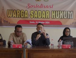 Bawaslu Kampar Gelar Sosialisasi Warga Sadar Hukum, Jika Melihat Pelanggaran, Jangan Takut Melaporkan ke Bawaslu