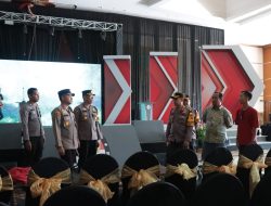 Kapolres Kampar Pimpin Kesiapan 3 Lapis Pengamanan Debat Pilkada.