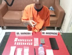 Sat Resnarkoba Polres Kampar Ciduk Pengedar Sabu di Bangkinang, 3,5 Gram Barang Bukti Diamankan