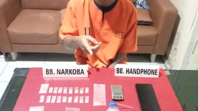 Sat Resnarkoba Polres Kampar Ciduk Pengedar Sabu di Bangkinang, 3,5 Gram Barang Bukti Diamankan