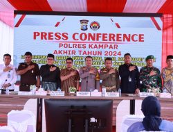 “Polres Kampar Raih Prestasi Cemerlang”,  Tuntaskan Ratusan Kasus Sepanjang 2024!