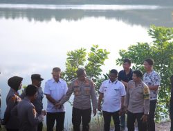 Kapolres Kampar Tinjau Langsung Embung di Desa Koto Tibun,  Perkuat Sinergi Cegah Karhutla