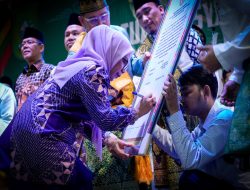 Wabup Kampar Hadiri Pengukuhan, Halal Bi Halal, dan Rakernas I PMRI di TMII Jakarta