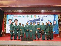 TP PKK Kab. Kampar Hadir Pada Puncak Peringatan HKG PKK Ke-53 Tahun 2025 Tingkat Prov. Riau