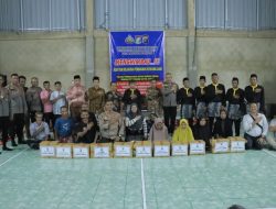 Kapolres Kampar Patroli Jelajah Sungai,  Salurkan Bansos dan Himbau Masyarakat di Desa Terpencil