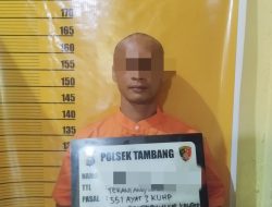 Polsek Tambang Tangkap Pelaku Penganiayaan Abang Kandung, Sempat Buron 1 Tahun!