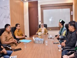 Wabup Kampar Terima Audiensi HMI Komisariat Lafran Pane