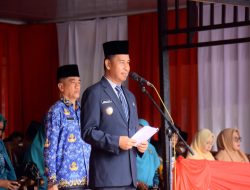 Bupati Kampar Jadi Pembina Upacara Pada Hardiknas Tahun 2025