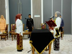 T. Nurheryani Ahmad Yuzar Dikukuhkan Sebagai Bunda PAUD Dan Bunda Literasi Kabupaten Kampar