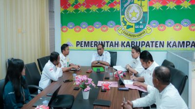 Pemkab Kampar Ikuti Rakor Pengendalian Inflasi Bersama Kemendagri Melalui Zoom Meeting