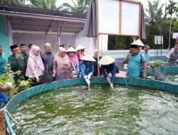 Wabup Kampar Resmikan UMKM Budidaya Ikan Sistem Bioflok