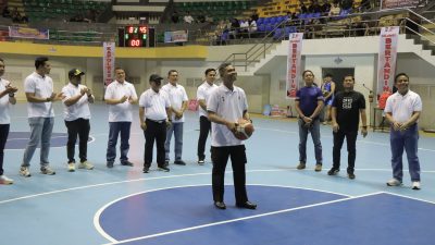 Kapolres Kampar Resmikan Tournament Basketball: Junjung Sportivitas, Wujudkan Kampar Bumi Serambi Mekkah