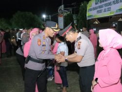Kapolres Kampar Pimpin Upacara Kenaikan Pangkat Personil Periode 1 Juli 2025