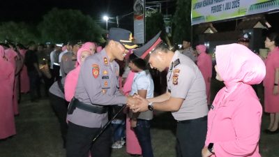 Kapolres Kampar Pimpin Upacara Kenaikan Pangkat Personil Periode 1 Juli 2025