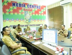 Bupati dan Wakil Bupati Kampar Ikuti Rakor Pengendalian Inflasi Bersama Mendagri