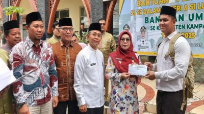 Baznas Kampar Salurkan Bantuan Pendidikan kepada 1.153 Orang Mahasiswa