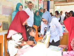 Wabup Kampar Tinjau Pelaksanaan Program Zero Dose Imunisasi Di Kab. Kampar