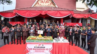 Amanat Kapolri di Upacara Hari Bhayangkara ke-79 Bangkinang: Polri untuk Masyarakat, Mewujudkan Indonesia Maju