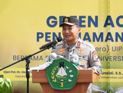 Kapolda Riau Hadiri ‘Green Action’ Penanaman 300 Pohon di Kampus Unilak