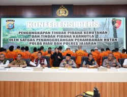 POLDA RIAU KOMITMEN TINDAK TEGAS KEJAHATAN KEHUTANAN