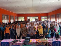 Polsek Tapung Hilir Beri Penyuluhan Bahaya Judi Online di MPLS SMAN 1 Tapung Hilir