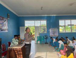 Satlantas dan Satbinmas Polres Kampar Beri Edukasi Keselamatan di SMK N 1 Kuok!