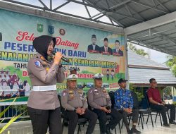 Kasat Lantas Polres Kampar Sosialisasikan Operasi Patuh Lancang Kuning di SMK N 1 Bangkinang!