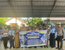 Kasat Lantas Polres Kampar Edukasi Keselamatan Berlalu Lintas di SMP N 1 Bangkinang!