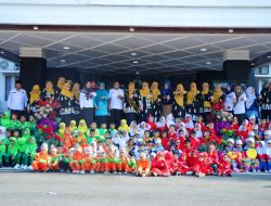 Bunda PAUD Kampar Canangkan Pojok Gembira dan Launching Gerakan Percepatan PAUD Holistik Integratif  HAN 2025