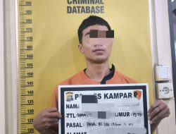 Polres Kampar Tangkap Pelaku Pencabulan di Warung, Korban Hamil 7 Bulan!