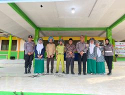 Kanit Kamsel Satlantas Polres Kampar Edukasi Keselamatan Berlalu Lintas di MAN 1 Kuok!