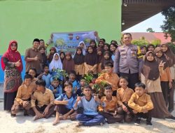 Polsek Tapung Hilir Gelar Sosialisasi Green Policing di UPT SDN 014 Kota Bangun