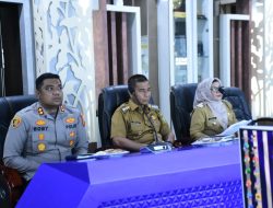 Cegah Karhutla, Bupati dan Kapolres Kampar Ikuti Rapat Virtual BNPB