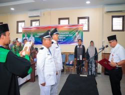 Shendy dan Zakir Dilantik Sebagai Penjabat Kepala Desa