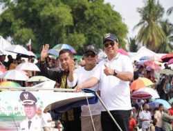 Bupati Kampar Hadiri Pacu Jalur Kuansing 2025