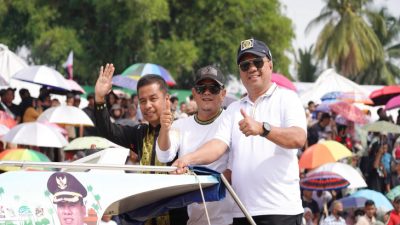 Bupati Kampar Hadiri Pacu Jalur Kuansing 2025