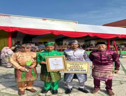Desa Tanjung Sawit Kec Tapung Terbaik di Hari Jadi ke-68 Prov Riau, Bupati Kampar Persembahan Terbaik