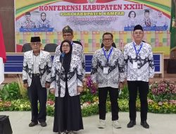 Wabup Kampar Terpilih Jadi Ketua PGRI Kabupaten Kampar
