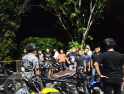 Tim Raga Res Kampar Jaga Kamtibmas, Patroli Malam Amankan Tiga Titik Kawasan Strategis