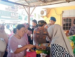 Dua Ton Beras Diserbu Habis, Pasar Murah Polsek Tapung Hulu Menggelegar!