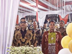 Kapolres Kampar Hadiri Malam Resepsi Kenegaraan HUT RI ke-80, Semangat Kemerdekaan Digaungkan di Balai Bupati