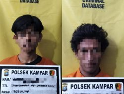 “Baterai Raib, Pelaku Dibekuk!” Polsek Kampar Sikat Pencuri Baterai Mobil di Simpang Petai, Korban Rugi Jutaan!