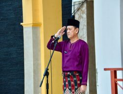 Apel Gabungan Awal Bulan, Sekda Kampar ; Sukseskan HUT RI KE-80 Tingkat Kabupaten Kampar