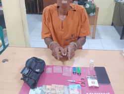 “Narkoba RONGSOK Masa Depan, Polisi Bertindak!” Polsek XIII Koto Kampar GREBEK Pengedar di Sibiruang, Barang Bukti Lengkap!