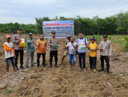 “Polri Hadir untuk Petani Koto Damai!” Kapolsek Kampar Kiri Hilir Turut Tanam Jagung, Berharap Hasil Panen Melimpah
