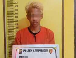 Polsek Kampar kiri Tangkap Pria Pirang Yang Cabuli Remaja